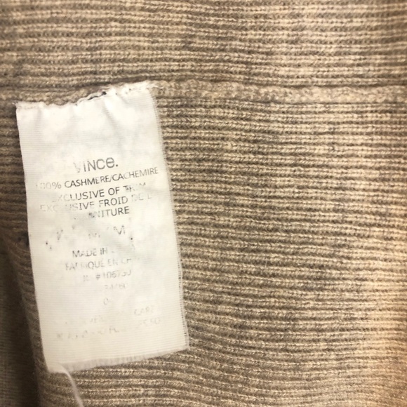 Vince Cashmere Open Back Sweater - Picture 7 of 8